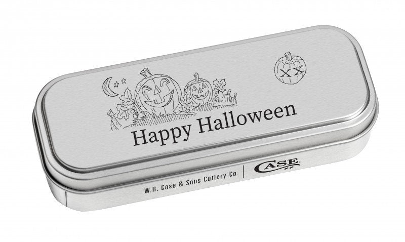 Case Cutlery Halloween Orange Smooth Bone Half Whittler 10602