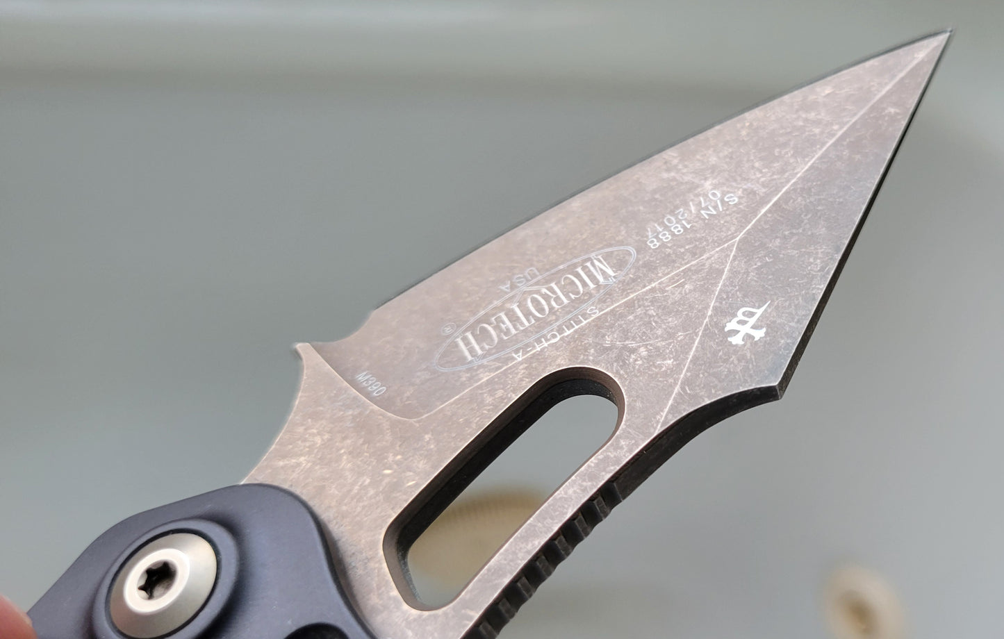 Microtech Stitch Automatic Bronzed Apocalyptic 169-13