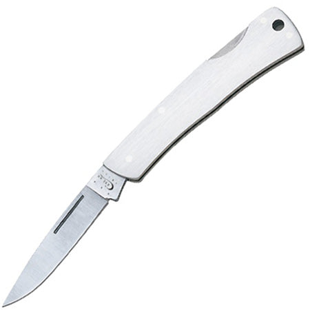 Brushed Stainless Steel Executive Lockback 00004