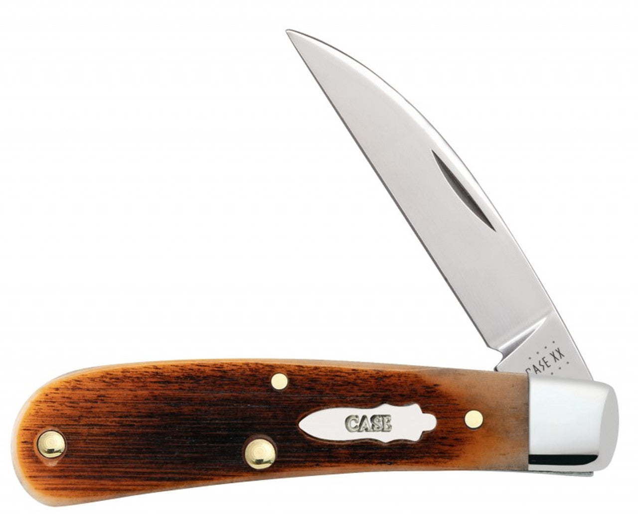 Case Sway Back Barehead Amber Bone 17894