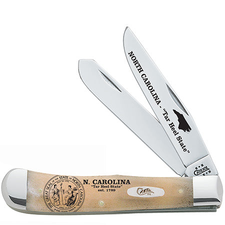 Case Trapper Natural Bone North Carolina 91445NC