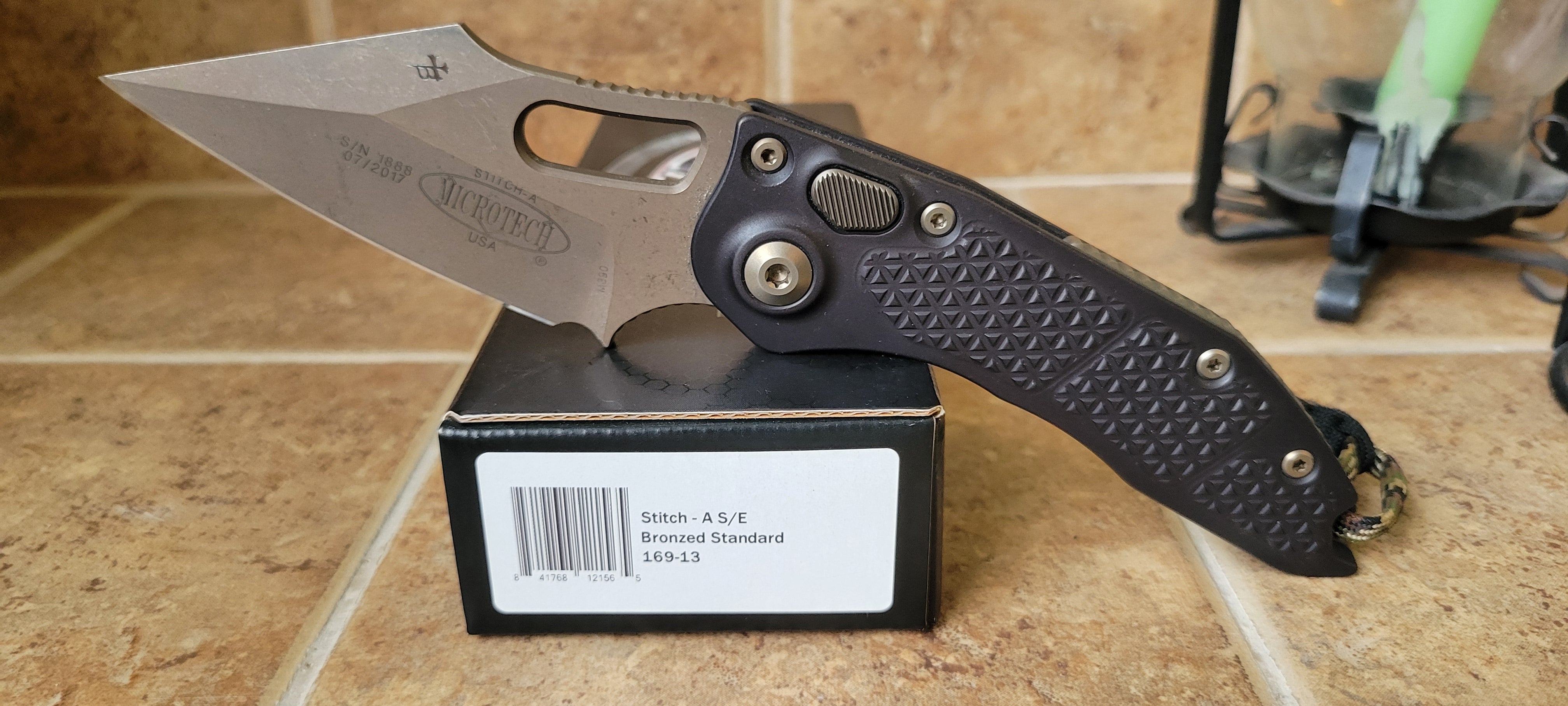 Microtech Stitch Automatic Bronzed Apocalyptic 169-13 ...