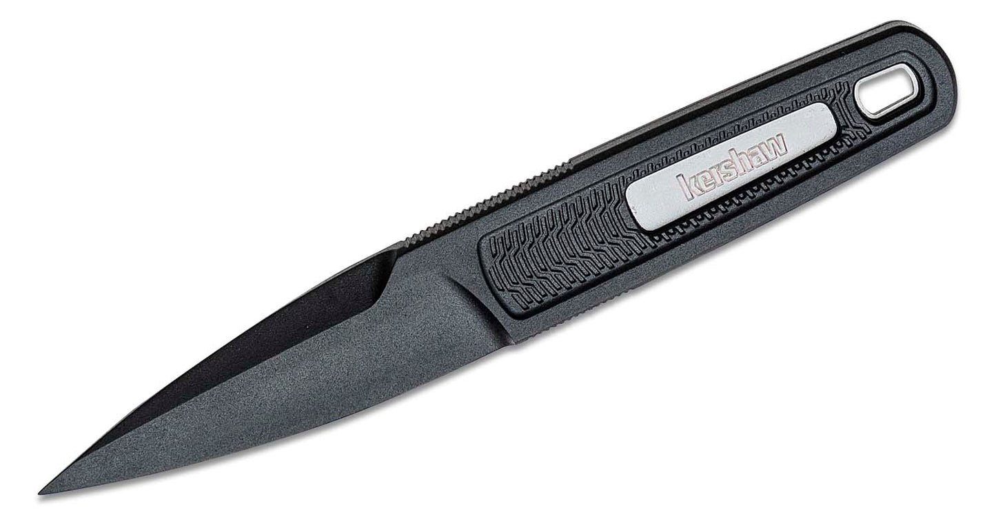 Kershaw Electron Dagger Fixed Blade Knife Black GFN (2.4" Black GFN) 1396