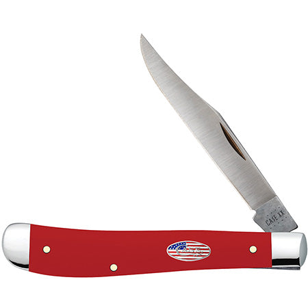 American Workman Red Synthetic Smooth Slimline Trapper 13459