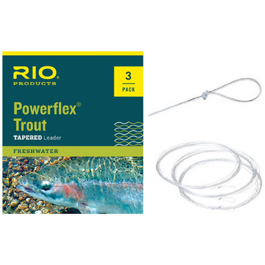 Rio Powerflex Trout Leader 3 Pack